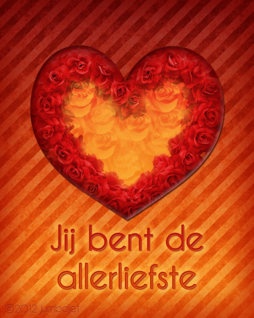 vurige valentijnskaart