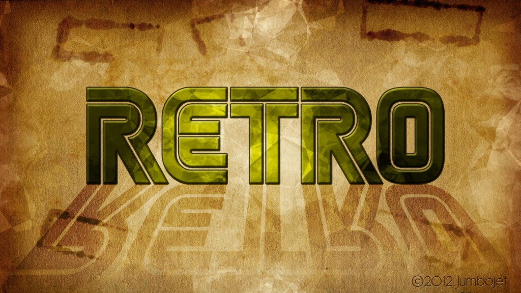 retro tekst